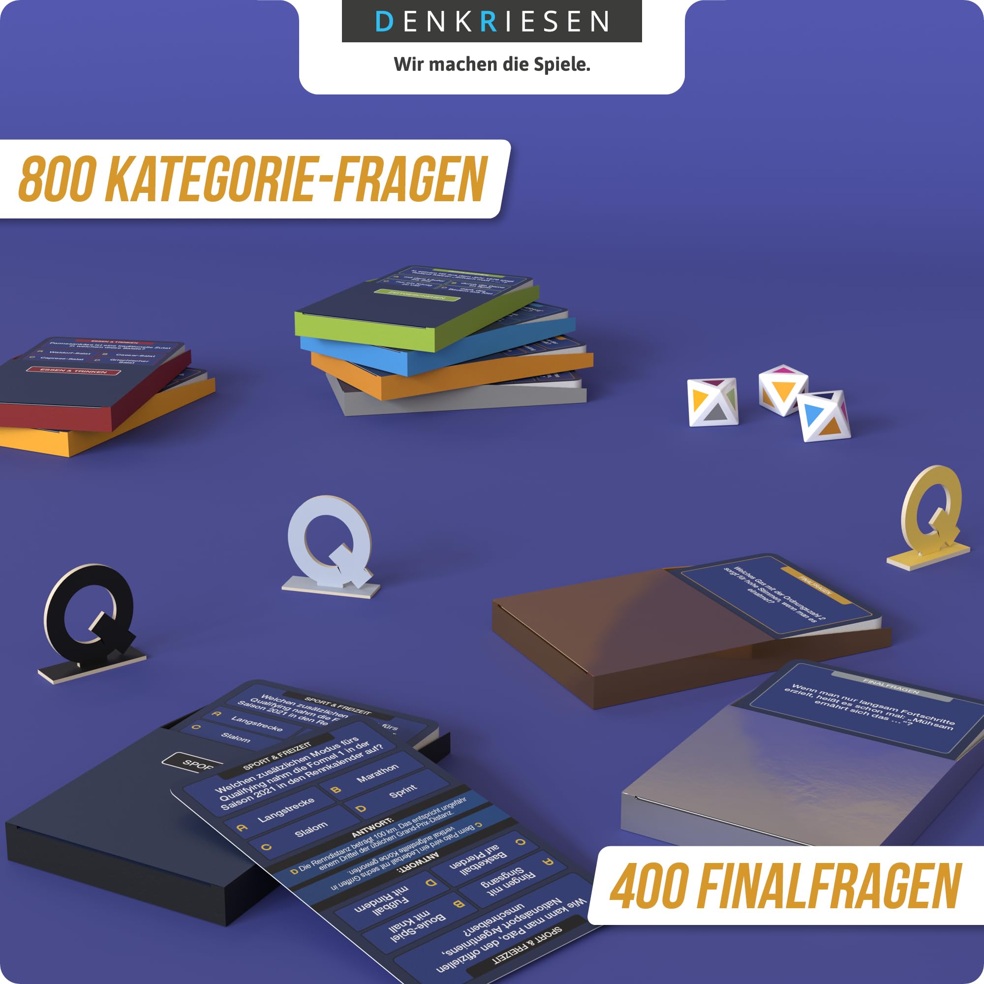 DENKRIESEN Quizduell Olymp | Brettspiel zur ARD Quizshow ab 12 Jahren 4