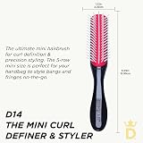 Denman D14 Curly Hairbrush 5 Row Styling Brush Detangling Shaping Defining Curls view 2