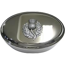 Amazon.com: Kiola Designs Silver Toned Detailed Large Scottish ...