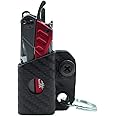 Clip & Carry Kydex Multi-Tool Sheath for the Gerber DIME/LEATHERMAN SQUIRT PS4 - Made in USA - Multi Tool Multitool Holder Holster - Carbon Fiber Black