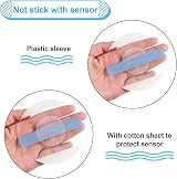 Auidy_6TXD Freestyle Libre Sensor Covers 50 Pack Waterproof Transparent Patches view 2