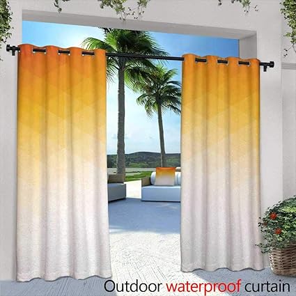 Amazon Com Living Room Bedroom Window Curtains Geometric Ombre