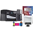 Bodno Fargo DTC4500e Dual Sided ID Card Printer & Complete Supplies Package ID Software - Bronze Edition