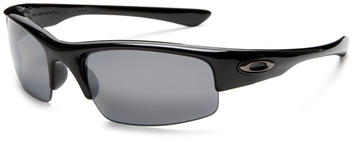 Oakley Men's Bottle Cap Iridium Polarized Sunglasses,Polished Black