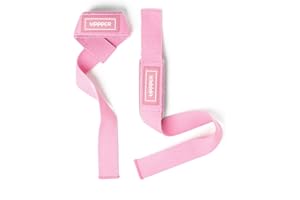 UPPPER Weight Lifting Straps with Padded Neoprene for Deadlifts, Strength Training, Gym Workouts - 22" Cotton Straps for Men & Women | Premium Fitness Gear