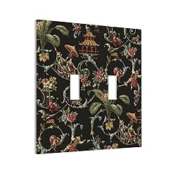 Spshian Rustic Grey Wooden Board Barn Door Green