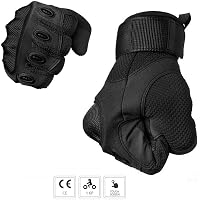Produktbild von Motorradhandschuhe Leder Retro Old School Cafe Racer Schwarz M L XL