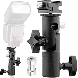 Anwenk Camera Flash Speedlite Mount Swivel Light