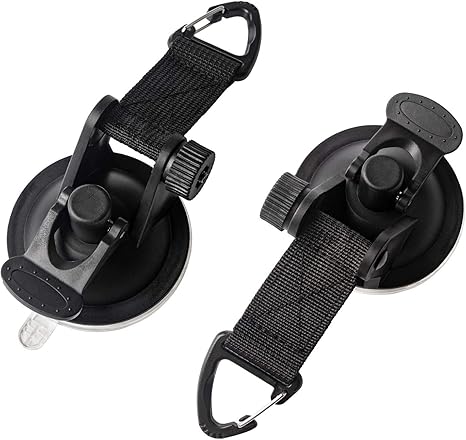 Amazon Jkr 吸盤 フック 強力 タープ連結用 車 カーサイドタープ テント用アクセサリー サンシェード固定 荷物締め付け 屋外用 2個入り 吊りクランプ