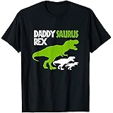 Funny Father's Day Daddysaurus Rex T-Shirt T-Shirt