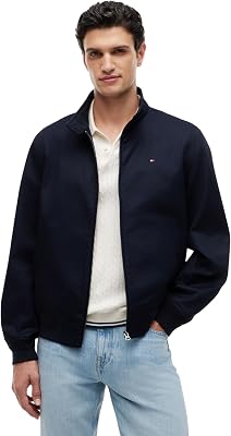 Veste classique Harrington MW0MW43468 pour homme, bleu (Desert Sky), M