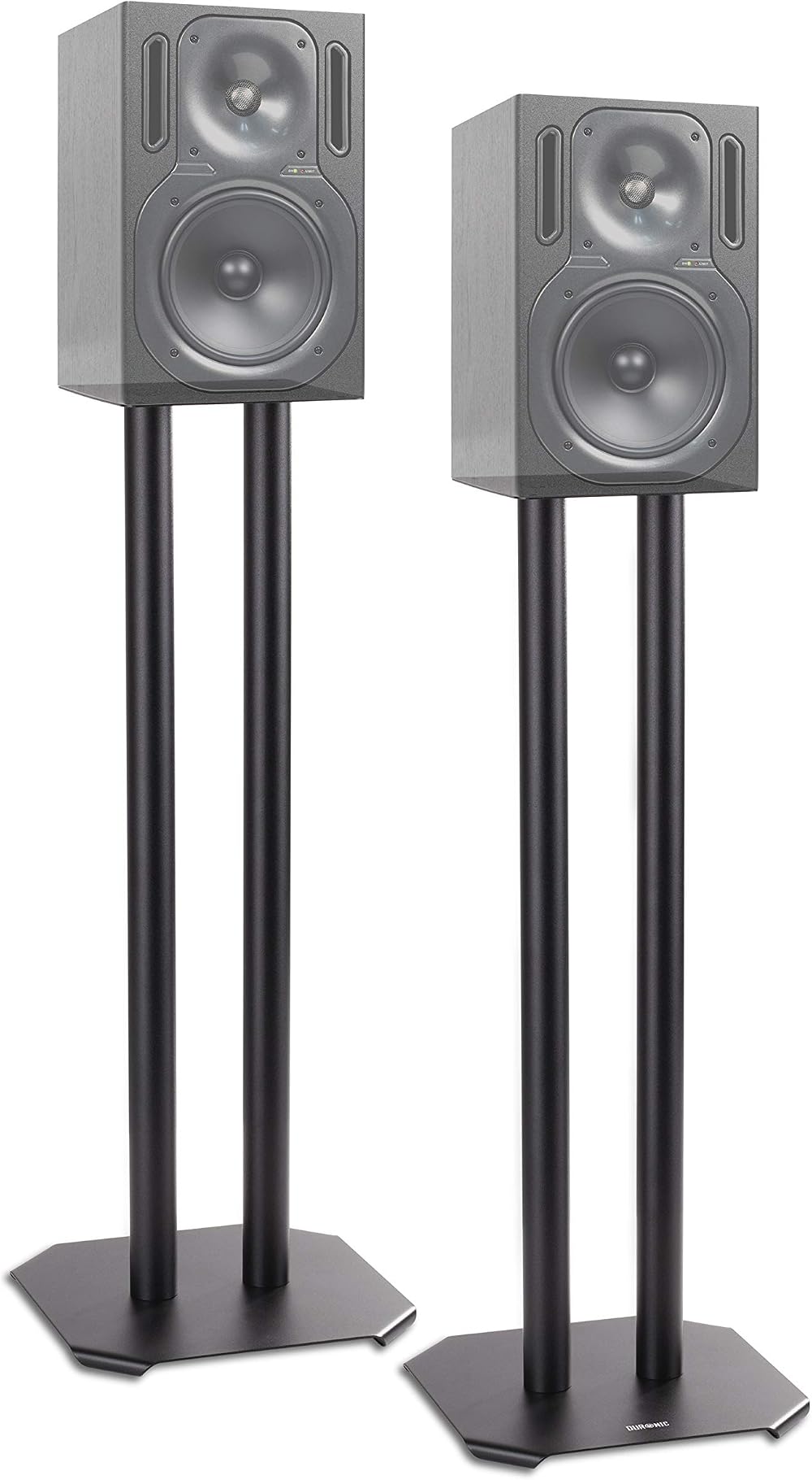 Duronic SPS1022 Floor Speaker Stand Pair Hifi Bluetooth Loudspeaker 60cm Medium