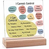 Motivational Gifts Acrylic Plaque with Wooden Stand Inspirational Gifts for Women Men Mental Health Gift Desk Decor Signs Cheer Up Encouragement Gift for Friends Coworker Daughter Son Sisters