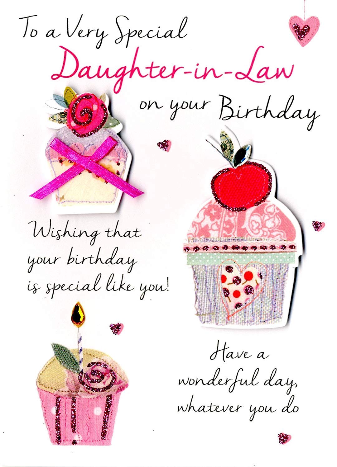 Special Daughter-in-Law Birthday Greeting Card Second Nature Just to Say Cards