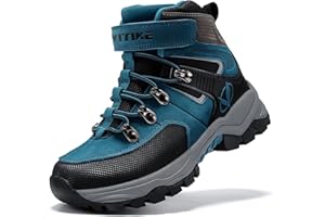 Littleplum Boys Snow Boots Winter Warm Booties Antiskid Hiking Outdoor Shoes Ankle Boots for Kids