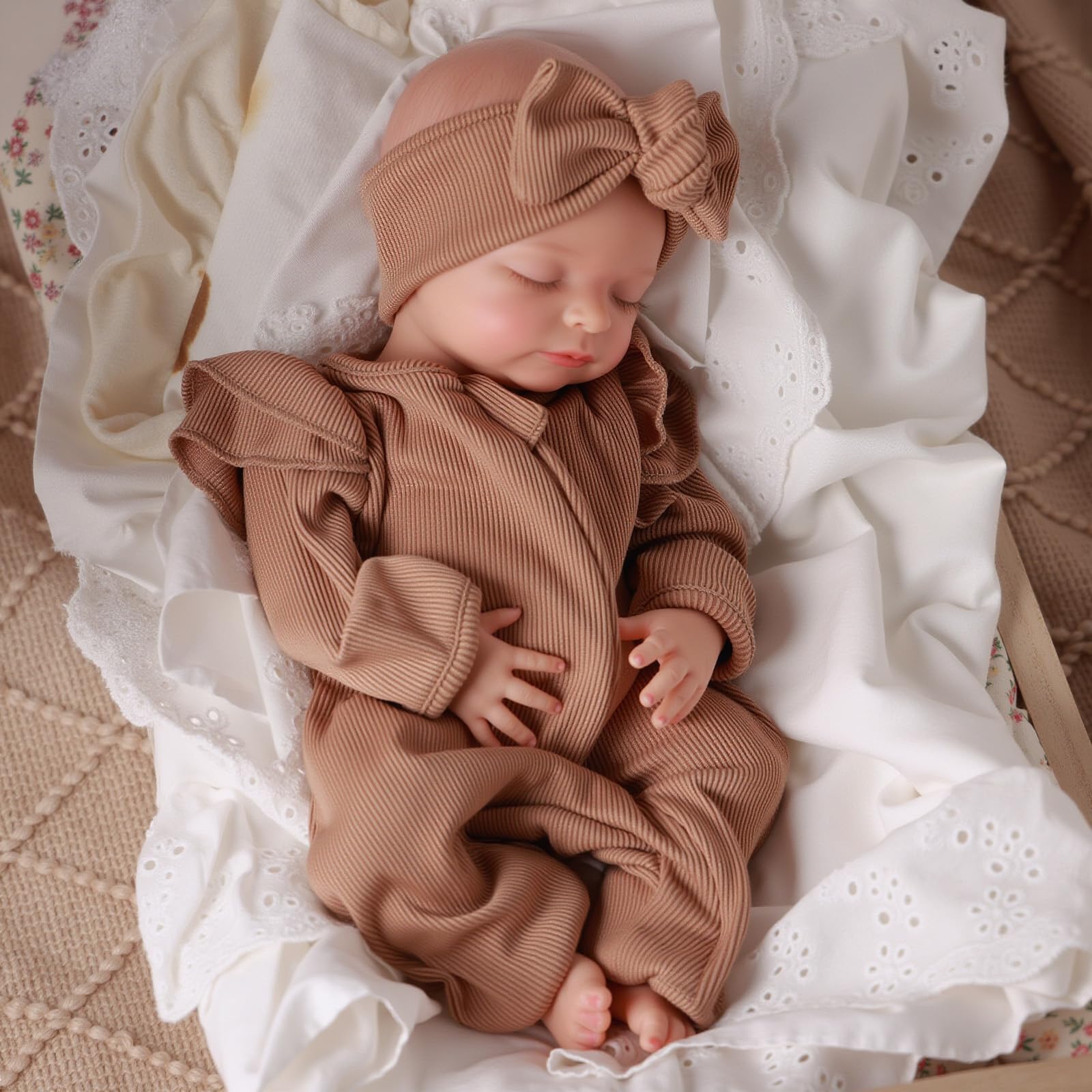 BABESIDE Silicone Reborn Baby Dolls Larry - 16 Inch