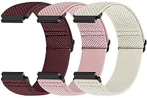 Runostrich Quick Release Nylon Watch Band - Choice of Width - 18mm, 19mm, 20mm, 22mm, 24mm Elastic Watch Straps Adjustable St