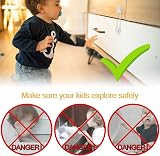 Redamancy 8pcs Child Safety Locks Cabinets Fridge No Tools Needed view 5