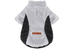 WANSOMMY XXS Dog Sweater Dog Sweaters for Small Dogs, Fall Winter Puppy Clothes, Chihuahua Yorkie Sweater, Fleece Cute Tiny Dog Clothes,Pet Cat Clothes Outfit (XX-Small)