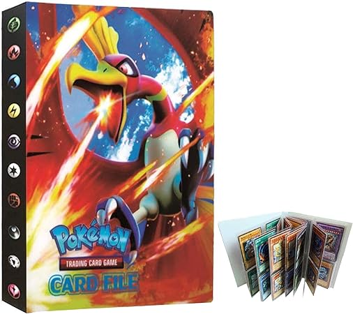Amazon ポケモンカードホルダー トレーディングカードアルバム ポケモンカードホルダー 30ページ 240枚収納 ライチュウ トレカ 通販
