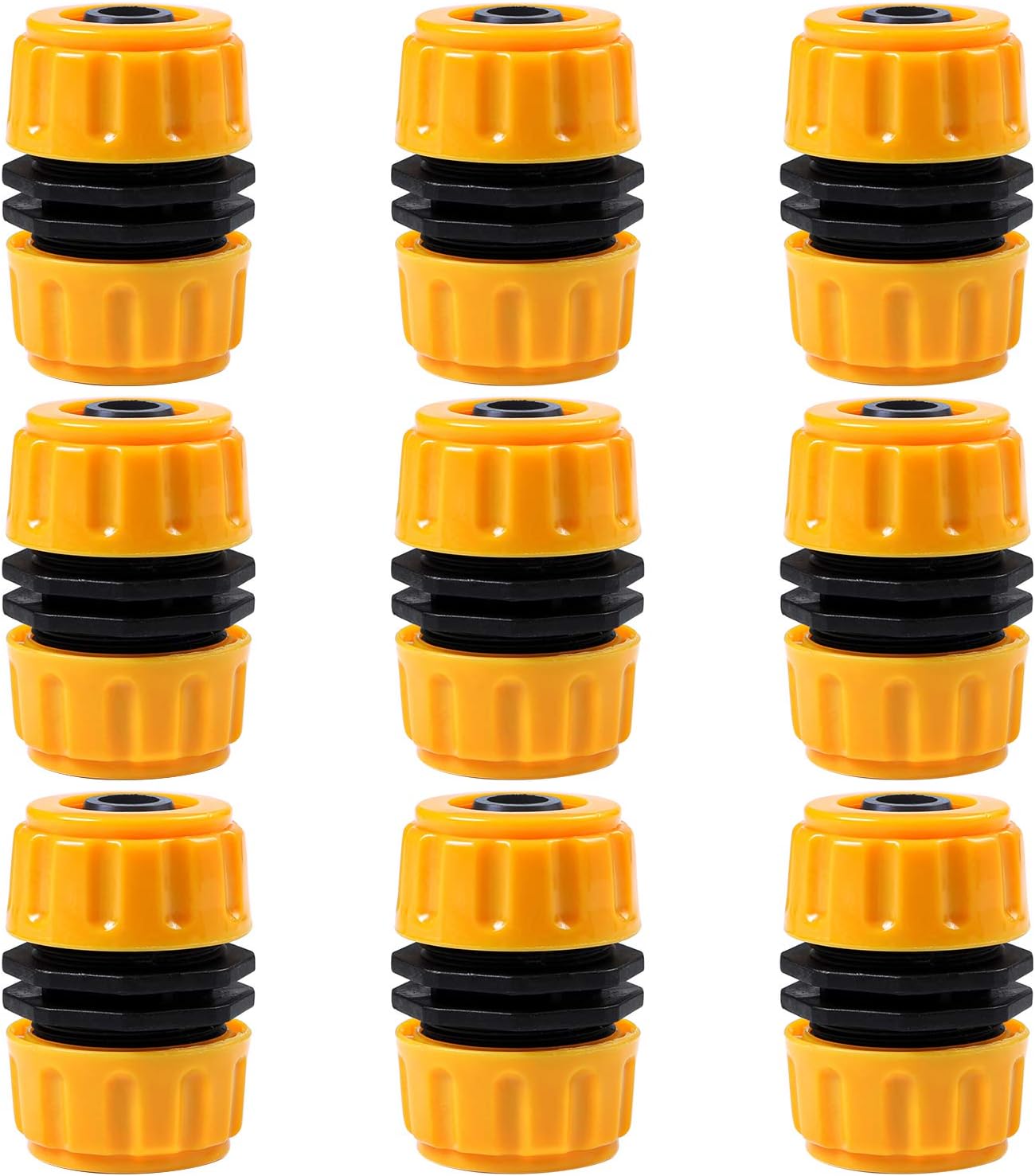 URATOT 9 Pack ABS Plastic Hose Repair Connector Quick Fix Extend