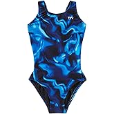 TYR Girls' Waveform Durafast Elite Maxfit One Piece Swimsuit