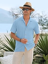 HOTake Men's Summer Beach Vacation Shirts Casual