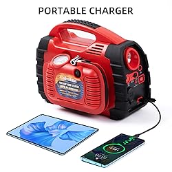 Colvxkun Jump Starter with Air Compressor, 260PSI