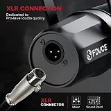 FDUCE SL40X XLR Dynamic Microphone for Vocals Voice Isolation Black view 3