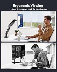 HUANUO Single Monitor Arm Holds 26.48