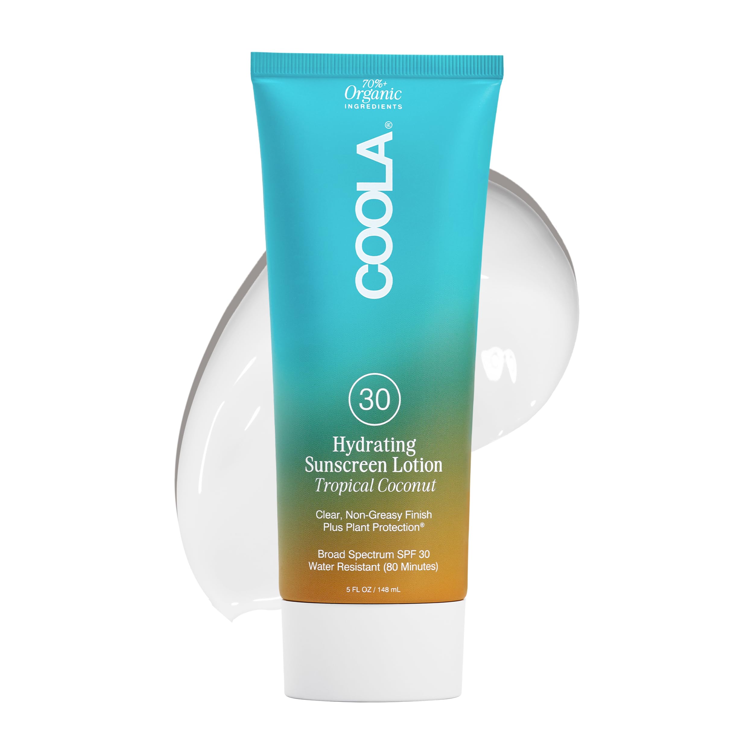 Photo 1 of COOLA Organic Sunscreen SPF 30 Sunblock Body Lotion, Dermatologist Tested Skin Care For Daily Protection, Vegan And Gluten Free, Tropical Coconut, 5 Fl Oz