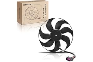 A-Premium Engine Radiator Cooling Fan Assembly Compatible with Select Volkswagen Models - Beetle 1999-2004 - Replace# 1C09594