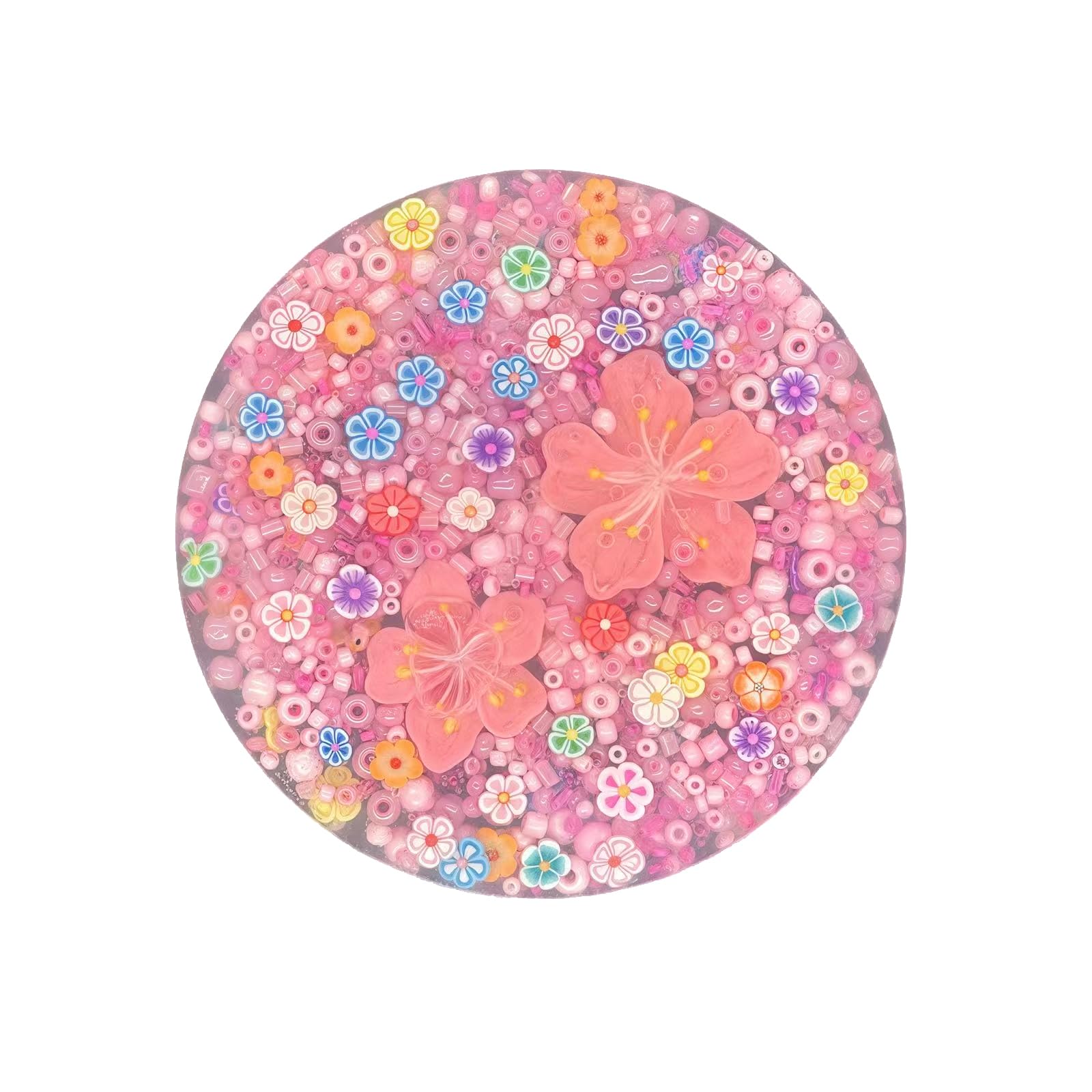 Photo 1 of 1pcs Non-Sticky Skin Picking Fidget Toys, Silicone Picking Sensory Pick Fidget Pad, Skin Picking Pocket Pads to Pick Dig and Peel Great for Dermatillomania ADHD, and OCD (Pink Flower)