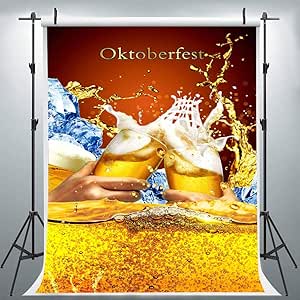 Fondo para fotografía de Fiesta de Cerveza, 6 x 9 pies, Oktoberfest