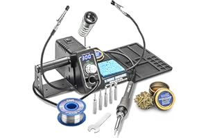 The Original X-Tronic 3020-XTS • 75W Soldering Iron Station Kit • 2 Helping Hands • Silicone Tool Mat • 5 Extra Tips • 50g Roll of Solder • Brass Sponge • Cleaning Flux • C/F Conversion • Auto Sleep!
