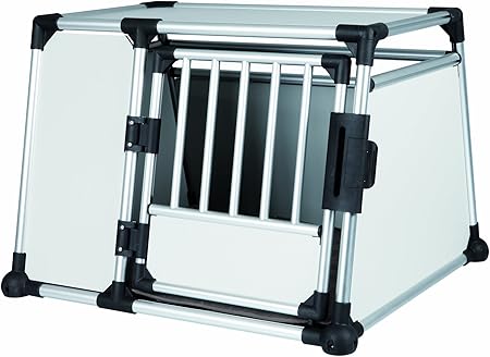 Jaula Transporte, Aluminio, 93x65x81 cm: Amazon.es: Productos para mascotas