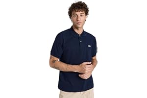 Lacoste Men's Classic Fit L.12.12 Original Piqué Polo Shirt, Navy Blue, X-Large