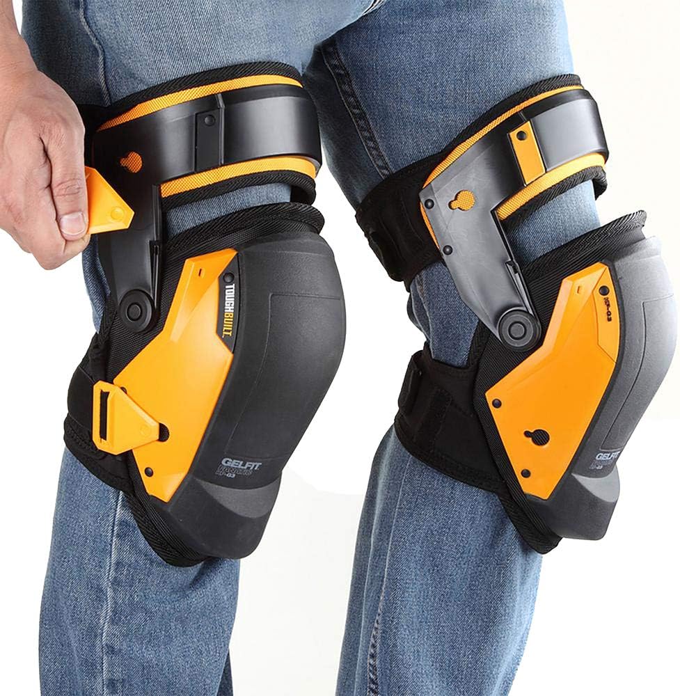 ToughBuilt - Gelfit Thigh Support Stabilization Knee Pads - Ergonomic Fit - (TB-KP-G3) - - 