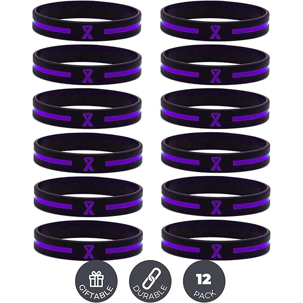 Ribbon Bracelets Pancreatic Cancer Bracelets Amazon 100% Medical