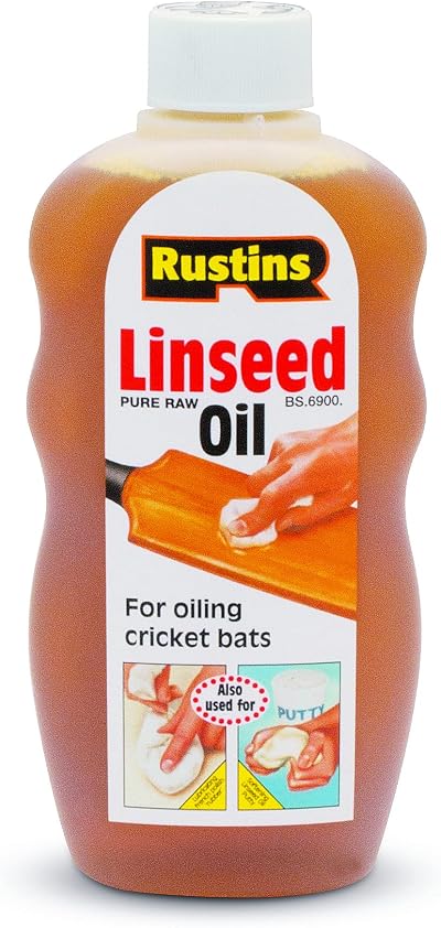 Rustins Raw Linseed Oil 300ml – Wood Nourishing Treatment Lubricant