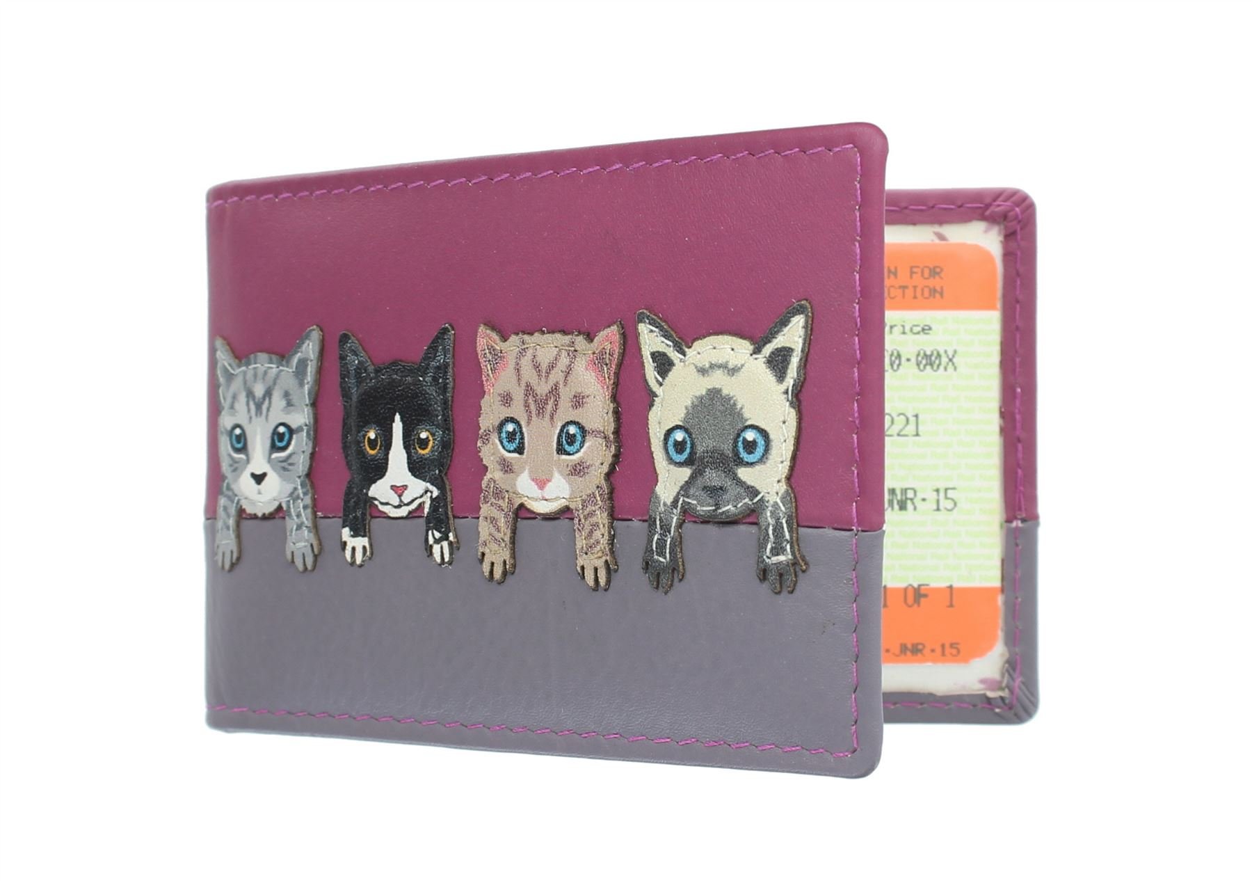 Mala Leather Best Friends Collection Travel Pass/Oyster Card Holder 630TC_65 Pink