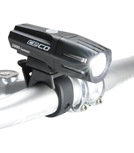Amazon.com : CECO USA 1000 Lumen Super Bright Bike Light Front