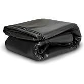 Aquascape PRO Grade 45 MIL EPDM Fish-Safe Pond and Fountain Liner, 8-ft x 10-ft, 80 sq ft, Black