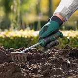 Bosch Garden Hand Tool Hand Rake Ergonomic Soft Grip Stainless Steel view 3