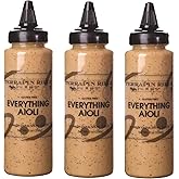 Terrapin Ridge Farms Everything Aioli Sauce, Creamy Gourmet Condiment – 8 oz Squeeze Bottle (Pack of 3)