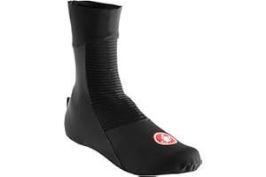 CASTELLI Men’s Entrata Shoecover, Windproof & Splash-Resistant Cycling Shoe Covers for Cold-Weather Rides & Racing