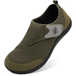 LeIsfIt Mens Wide Diabetic Shoes Adjustable