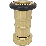 SpringSpray 1-1/2" NPSH Fire Hose Nozzle Brass Fire Equipment Heavy Duty Industrial Fog Nozzle