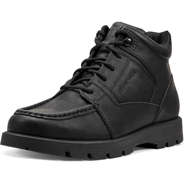 Rockport Mens Ezra Waterproof Black Boots (NWT) Rockport Men main image 4