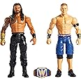 Mattel WWE Roman Reigns vs John Cena Championship Showdown Action Figure 2-Pack with Universal Championship, 6-inch